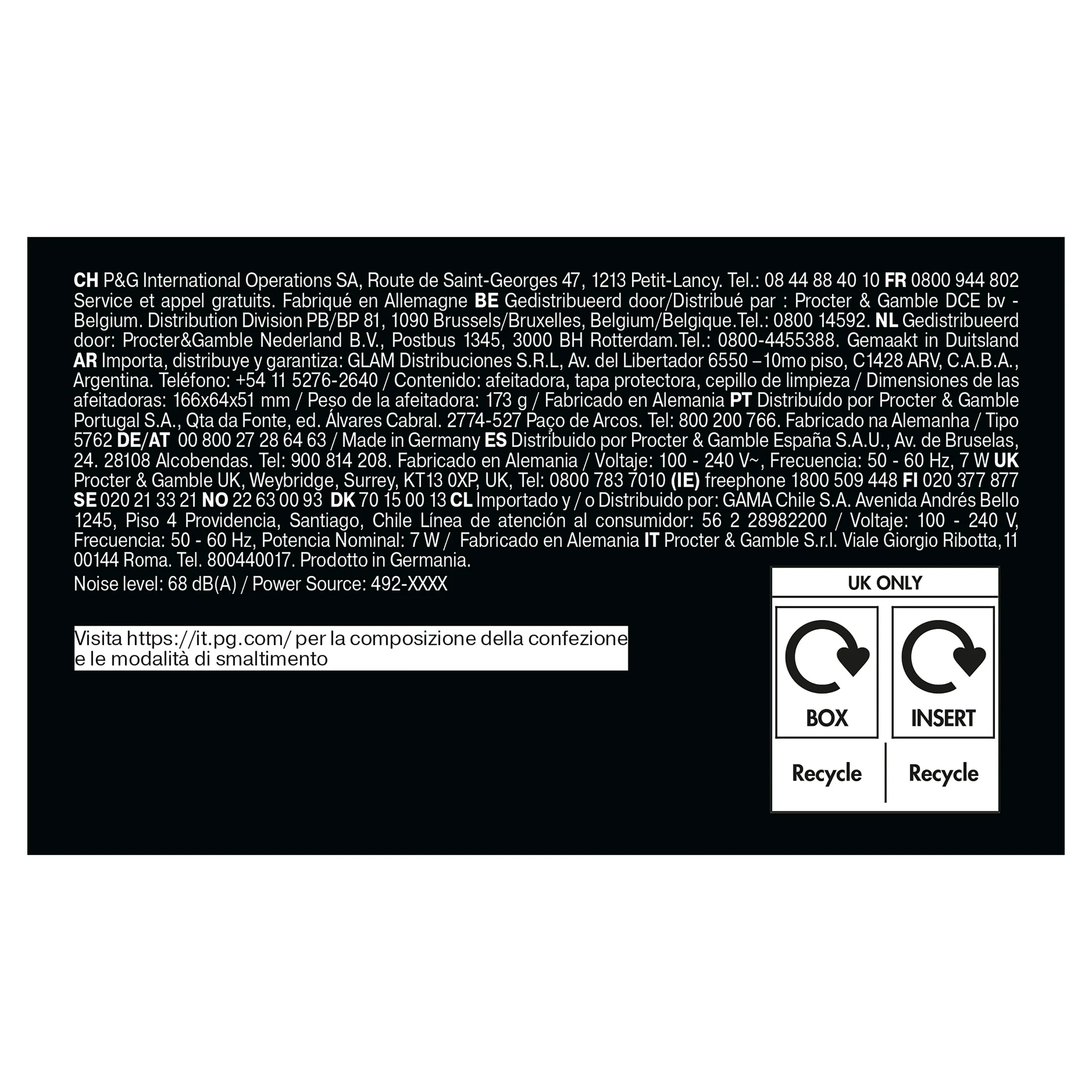 Braun Elektrisch scheerapparaat Series 5 52-A1000s