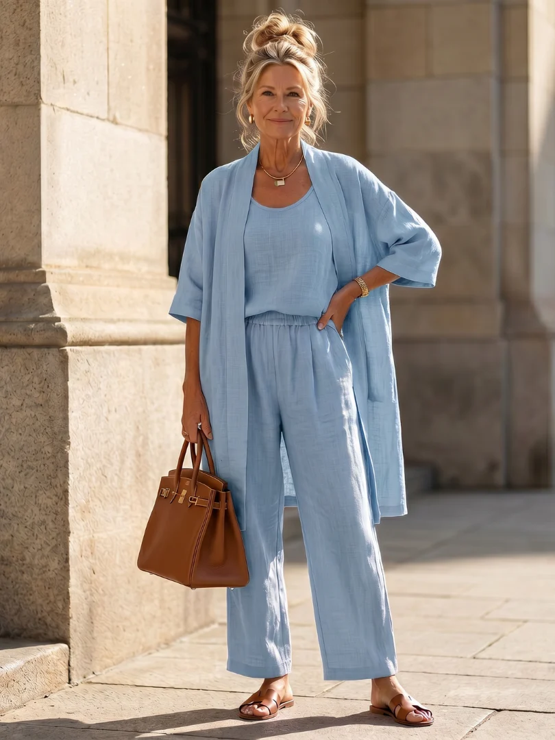 Women��s Loungewear Set Relaxed Top and Wide Leg Pants
