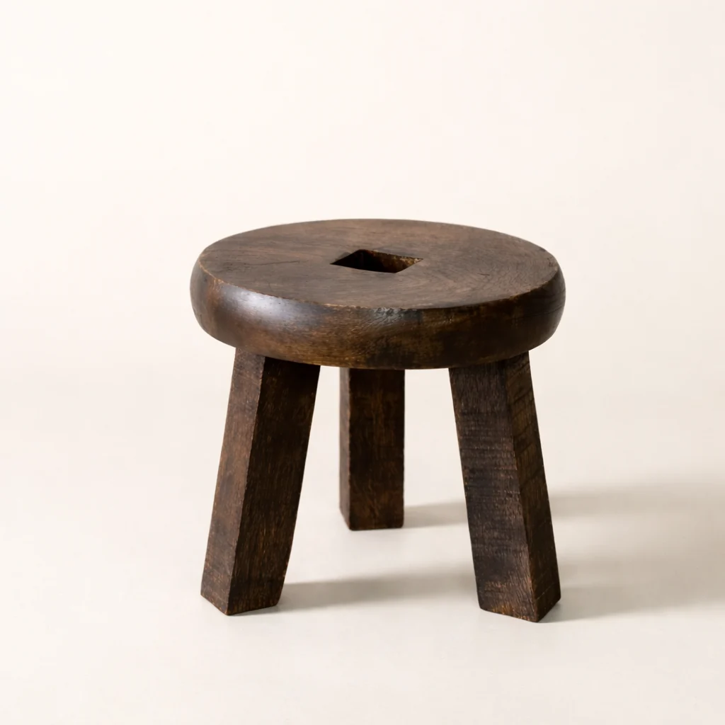 Mango Wood Round Pedestal