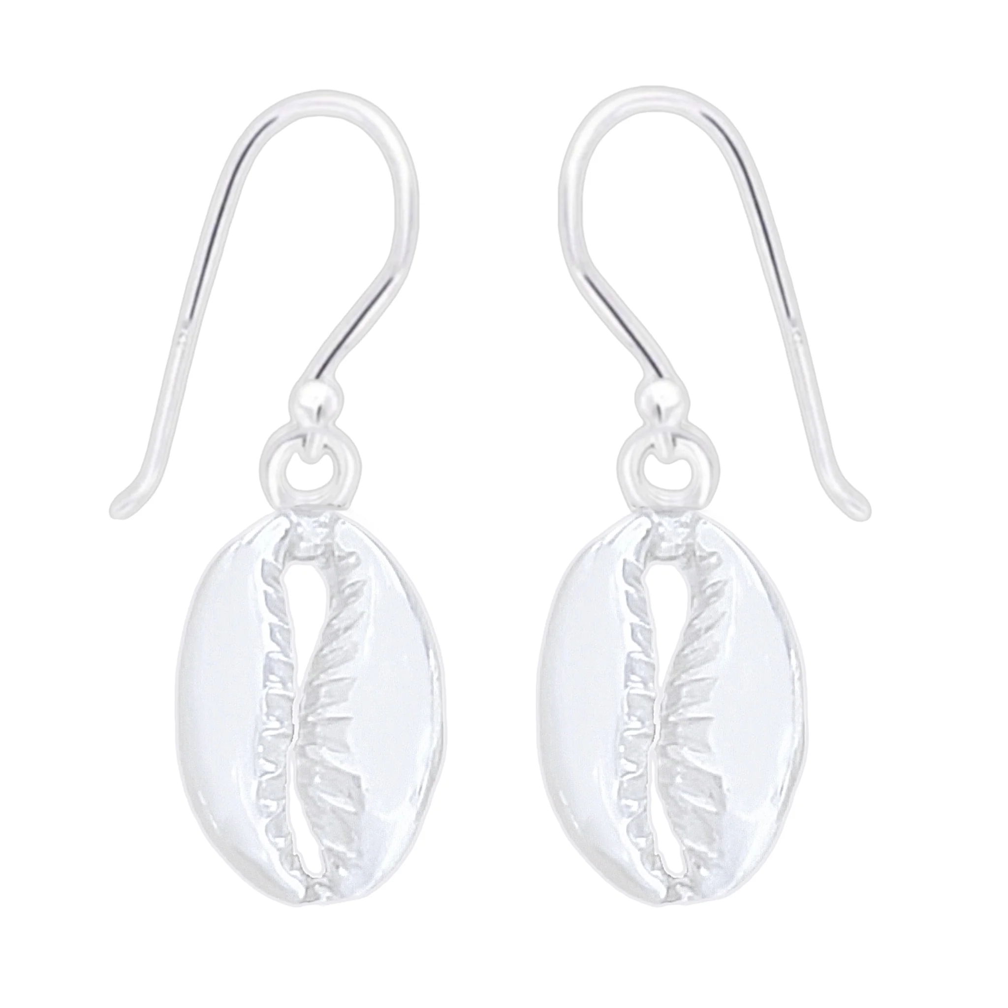 Laihas By The Sea Cowrie Shell Sterling Silver Earrings