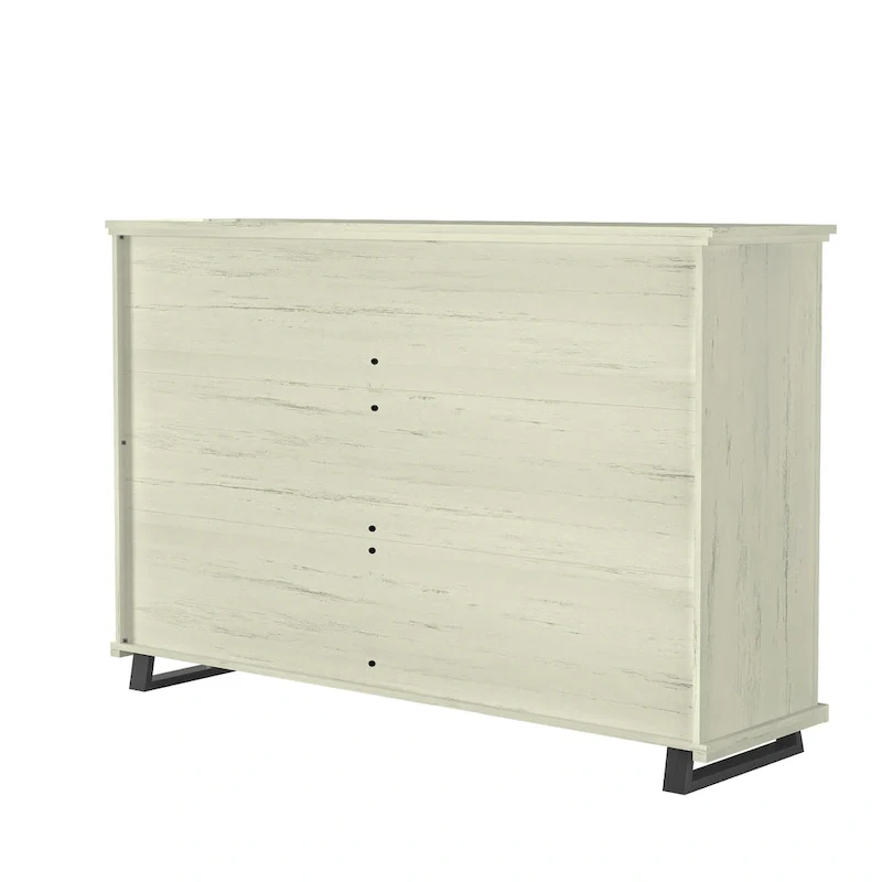 Farmhouse 4-Piece Bedroom Set - 2 Nightstand, 1 Chest and 1 Dresser