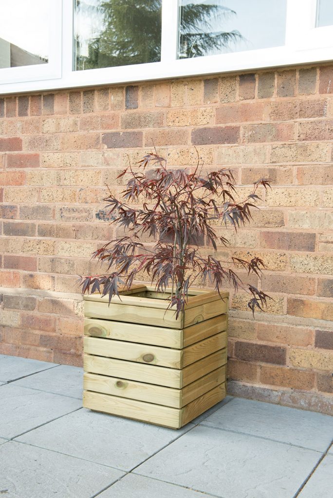 Forest Garden Square Linear Planter
