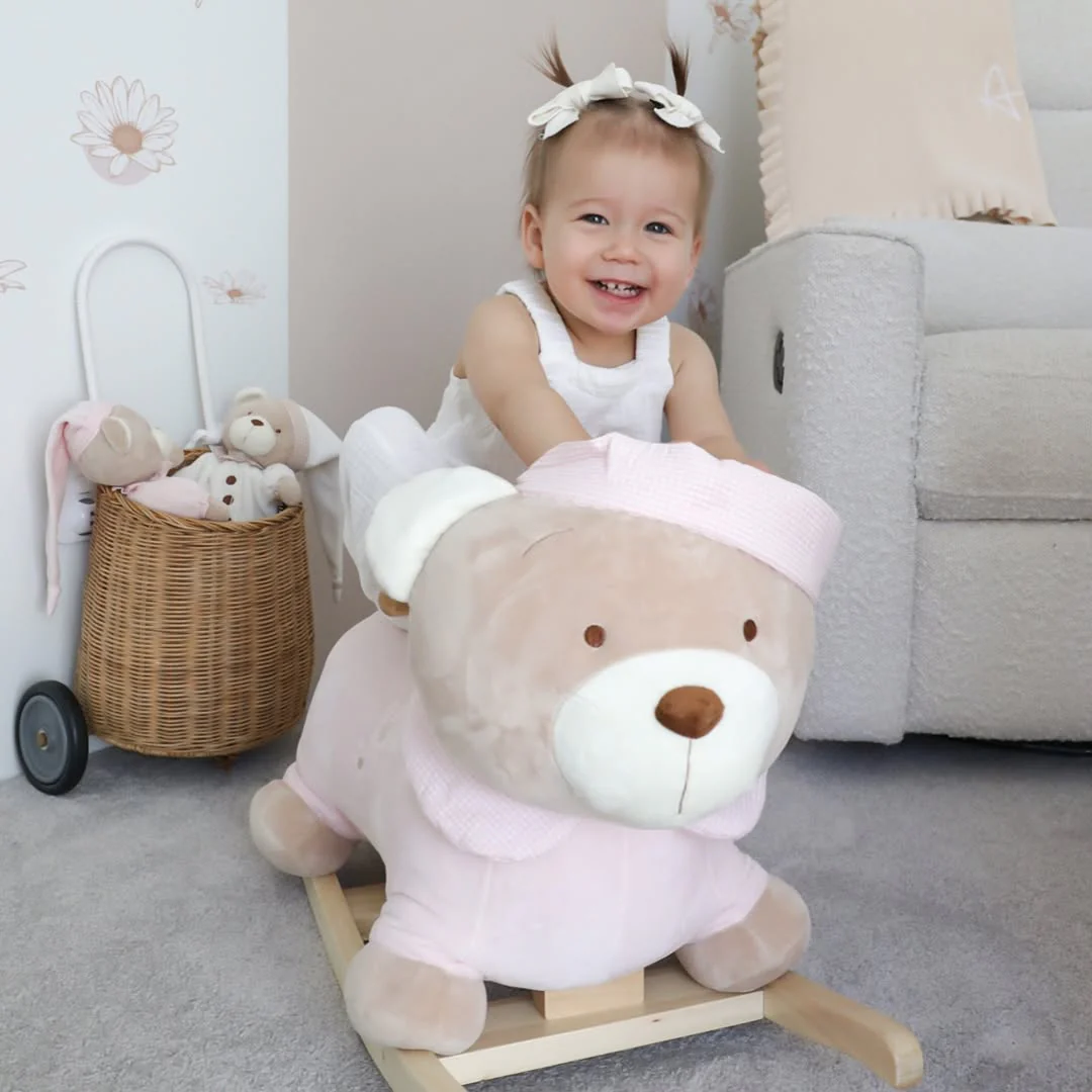 Rocking Teddy Bear | Pink