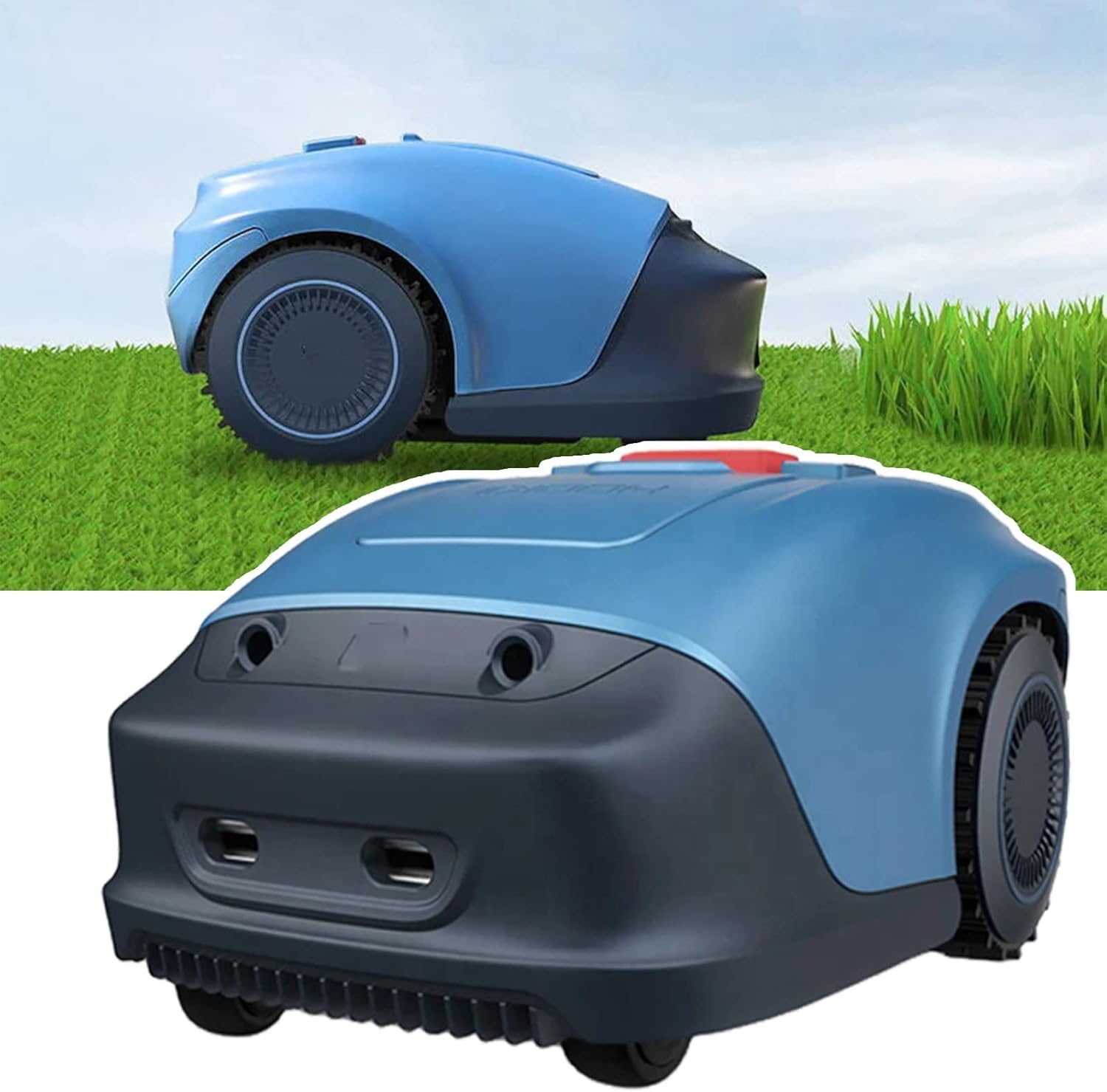 Tosaerba robotico senza fili perimetrali con trazione integrale - confini virtuali, gestione multi-zona, controllo APP a basso rumore