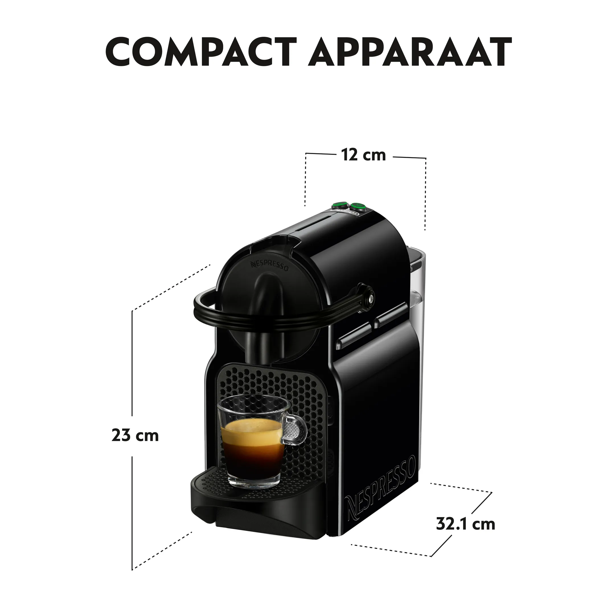 De'Longhi Nespresso Koffiemachine Inissia Black