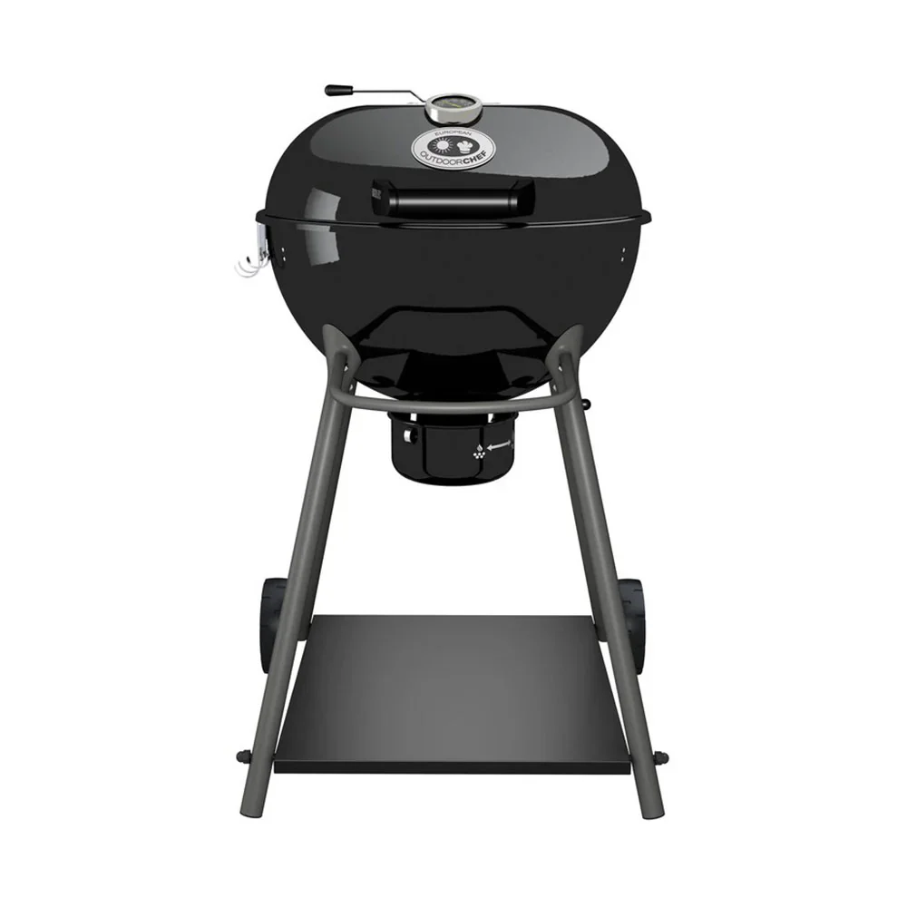 2026 Barbacoa de Carbón Outdoorchef KENSINGTON 570 C – Sistema Slide-Trichter para calor directo/indirecto – Negro