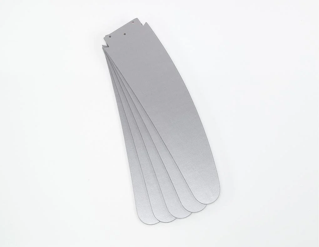 132 cm Deckenventilator Bendan 72220 mit Einzelleuchte und fünf Flügeln, Ausführung in seidenmattem Chrom mit Opalmilchglas