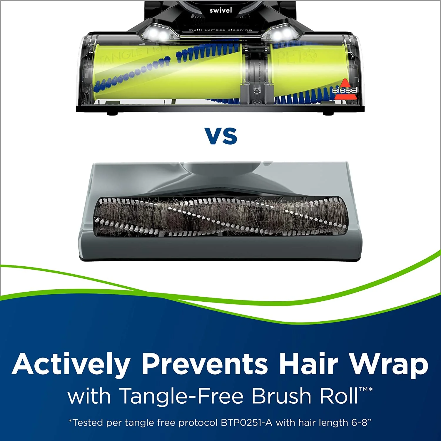 BISSELL 27909 Aspirapolvere Pet Hair Eraser Turbo Rewind