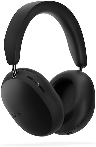 Sonos Ace - Casque Bluetooth sans Fil avec Réduction Active de Bruit - Jusqu'à 30 Heures d'autonomie - Audio Spatial - Suivi Dynamique des mouvements de la tête Dolby