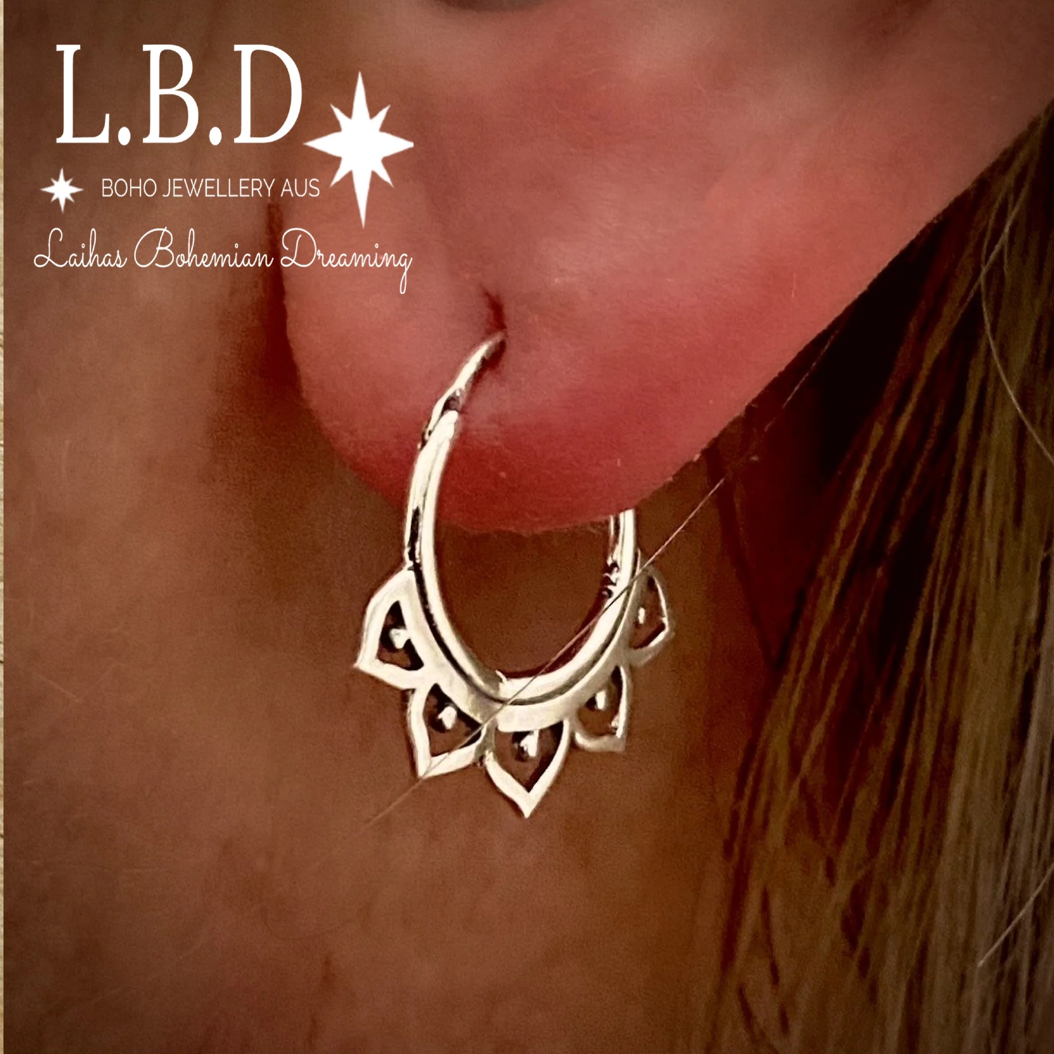 Laihas Prestige Boho Babe Mini Hoop Earrings