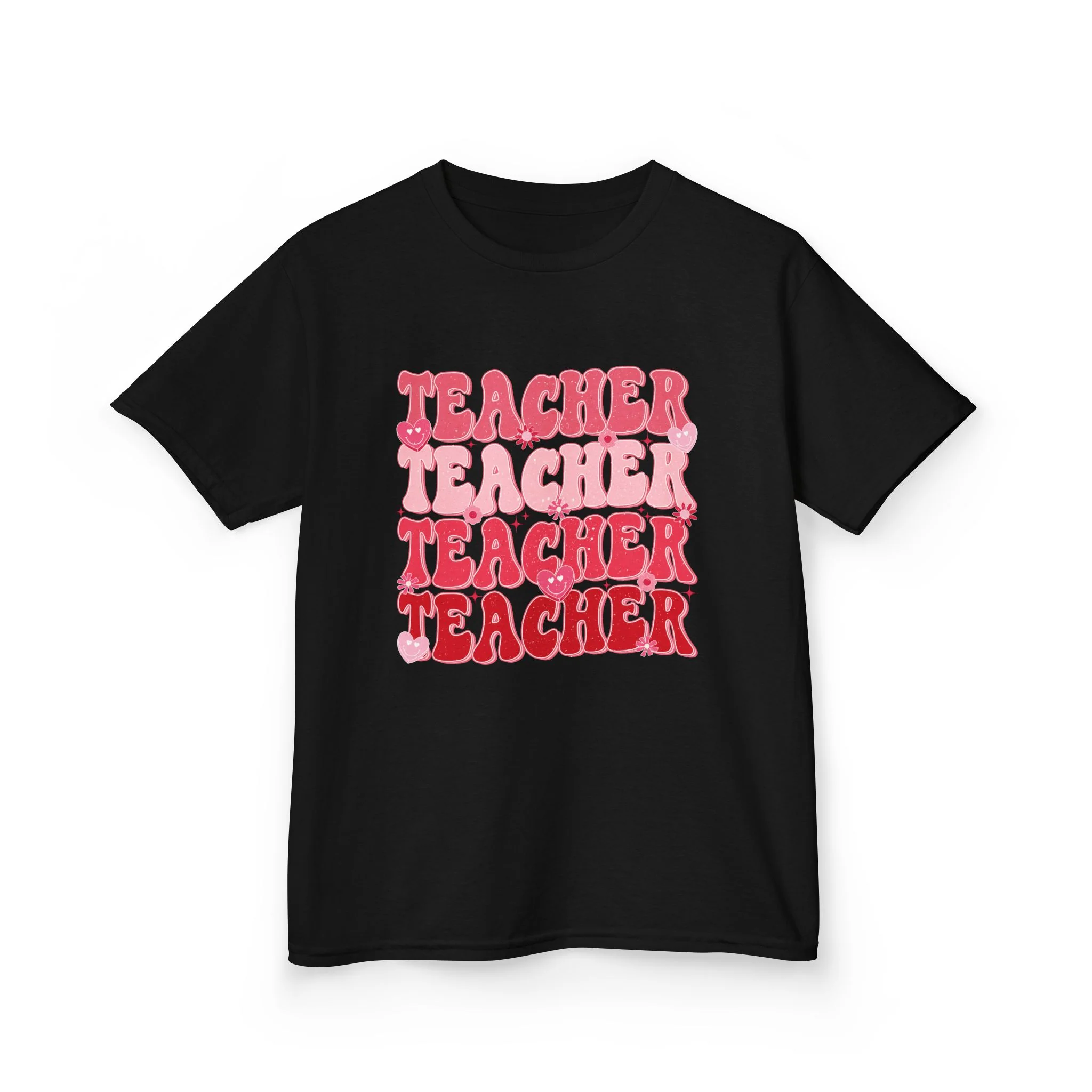 Retro Pink Teacher Tee | Kids Tee