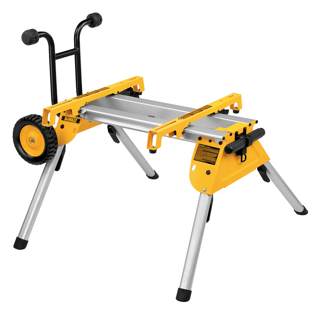 2025 Dewalt DE7400 Heavy-Duty Tafelzaag Rollende Steun