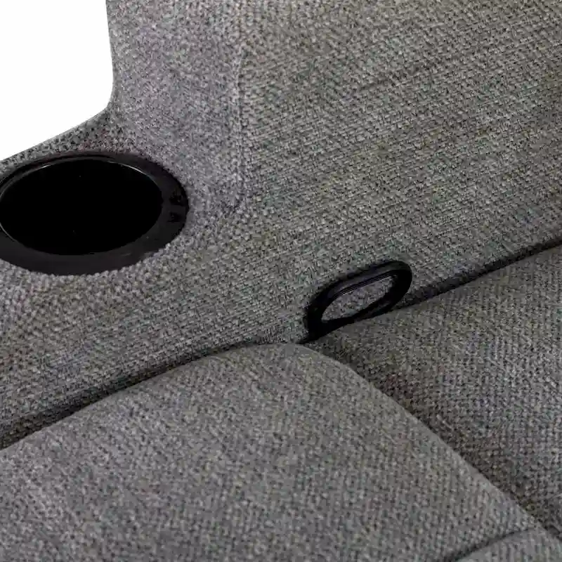 Massage Recliner and Manual Singles Sofa with Remote control
