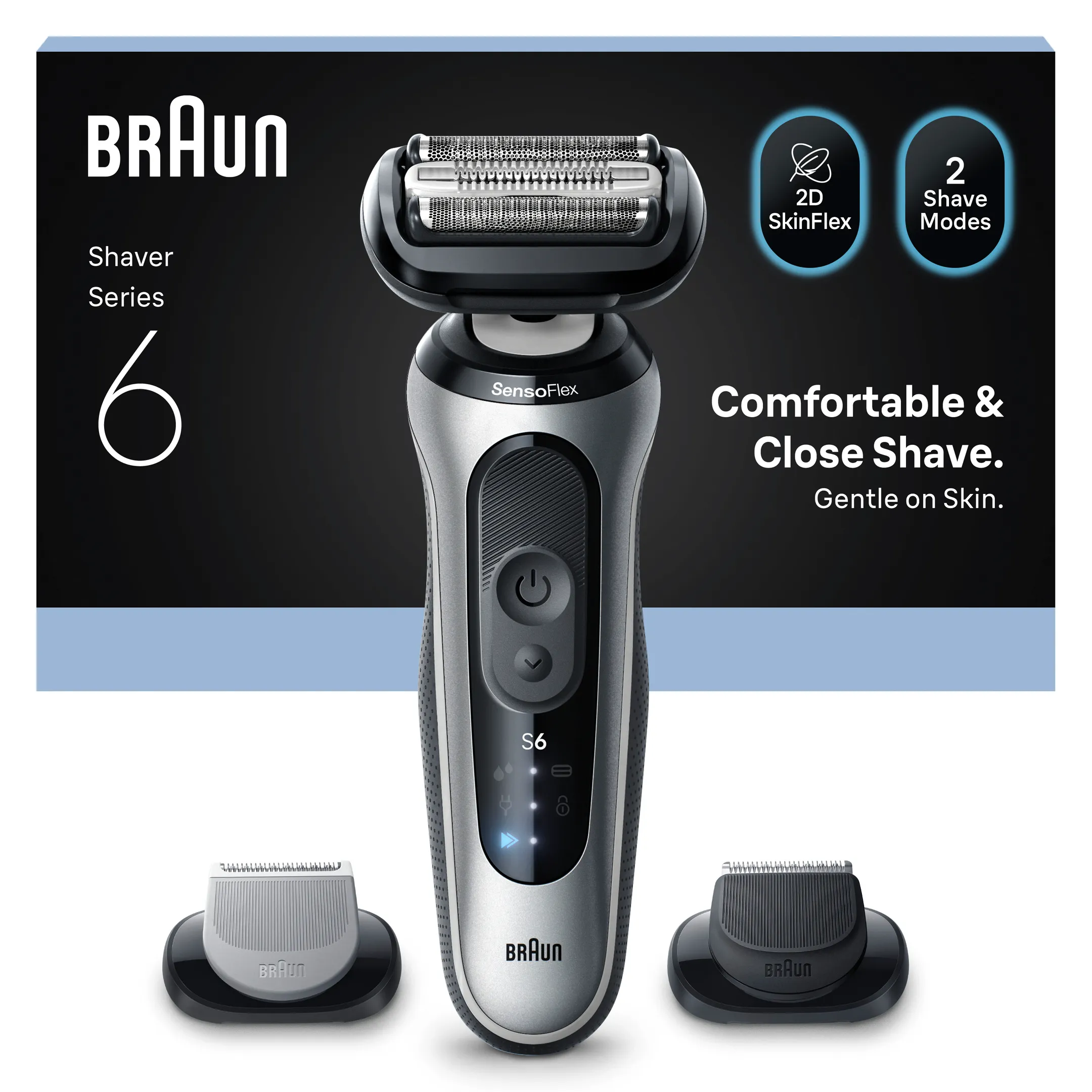 Braun Elektrisch scheerapparaat Series 6 62-S1650s