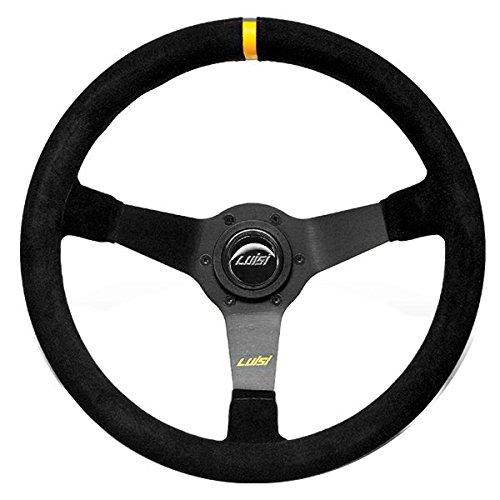 Volante universale Luisi Mirage Corsa 350mm in pelle nera : Auto e Moto