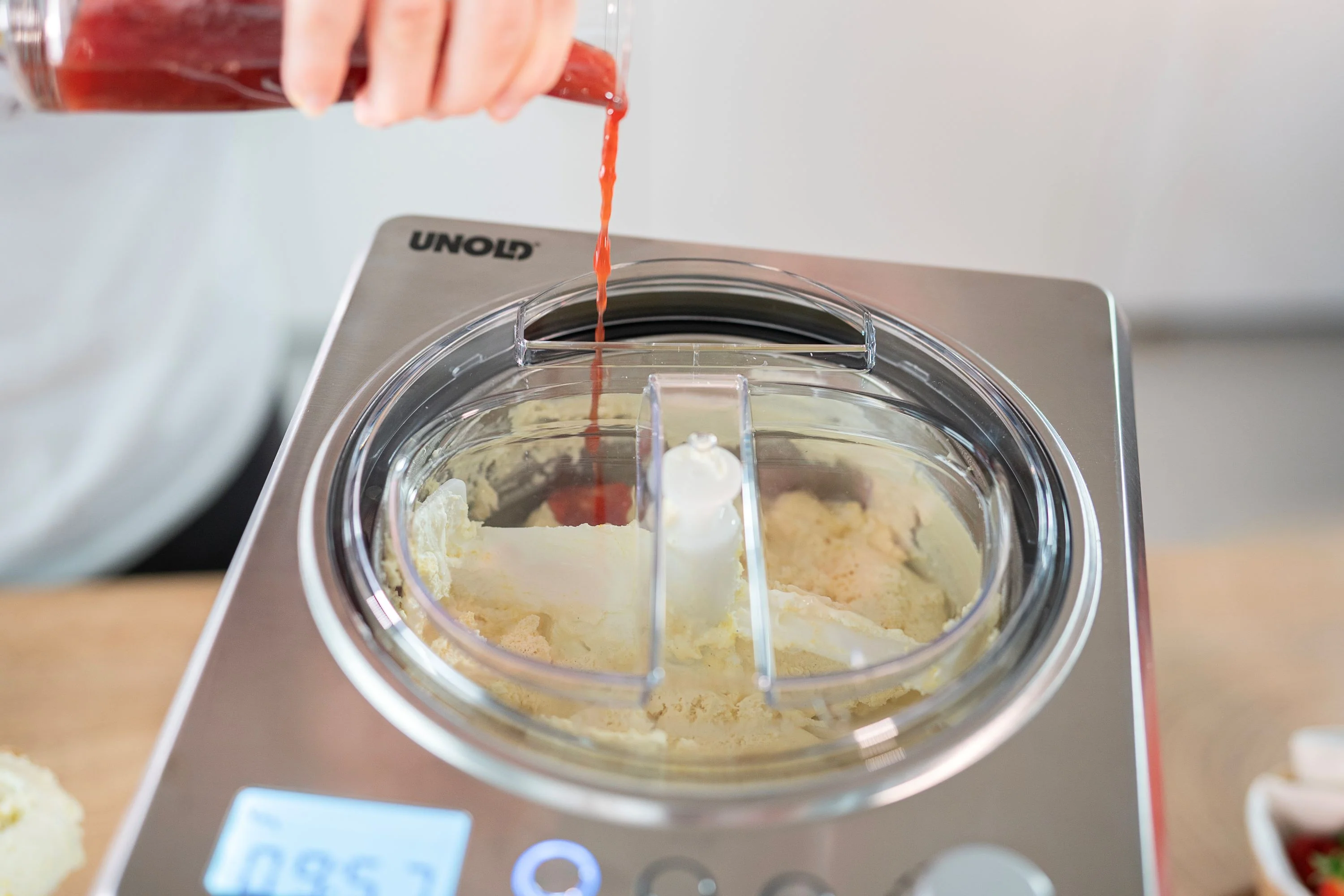 2025 Macchina per gelato esclusiva con capacità di 2 litri – Potente e con consistenza cremosa per casa e ristorazione