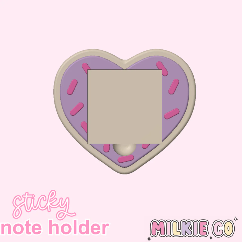 Sugar Cookie Sticky Note Holder