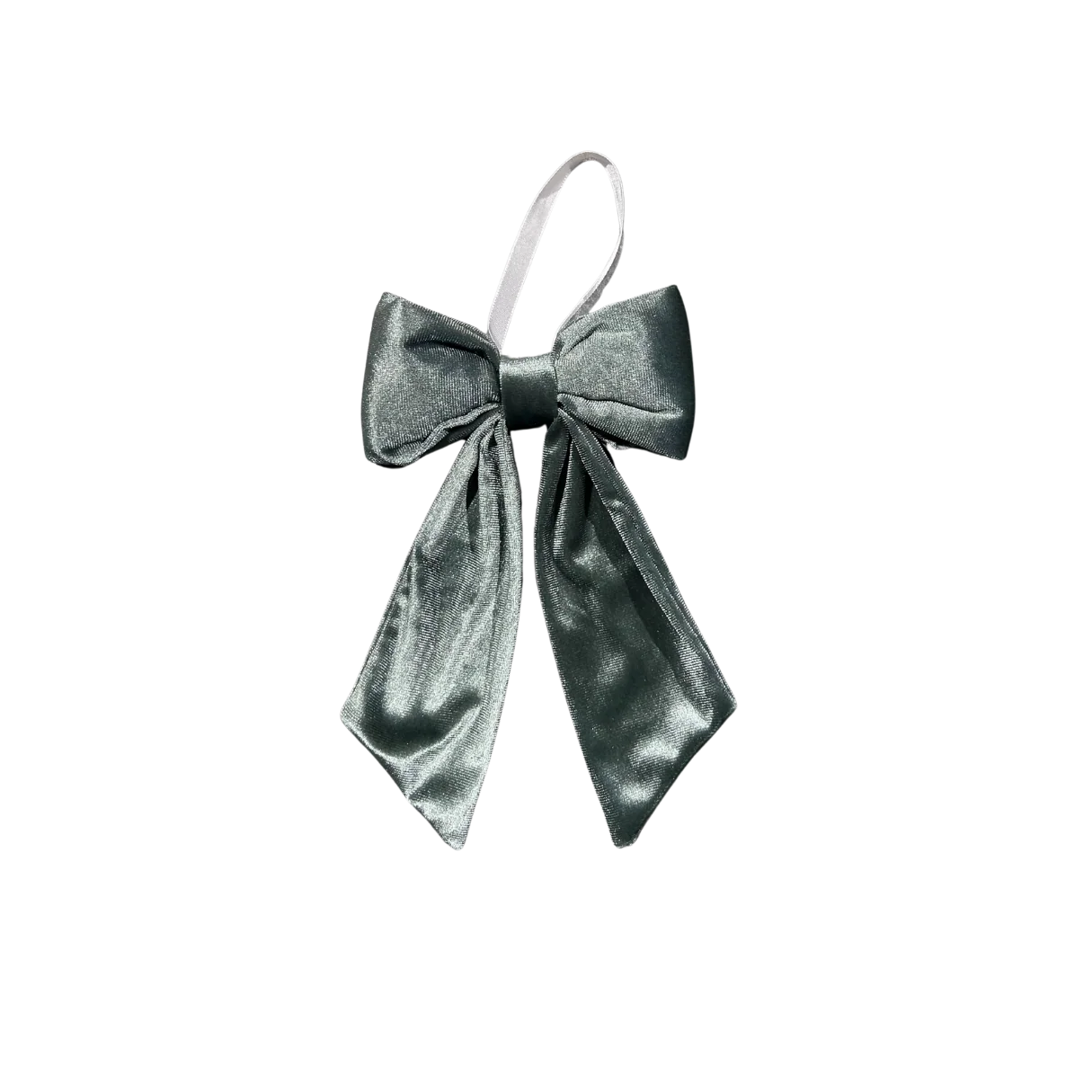 Sage Green Velvet Fabric Bows