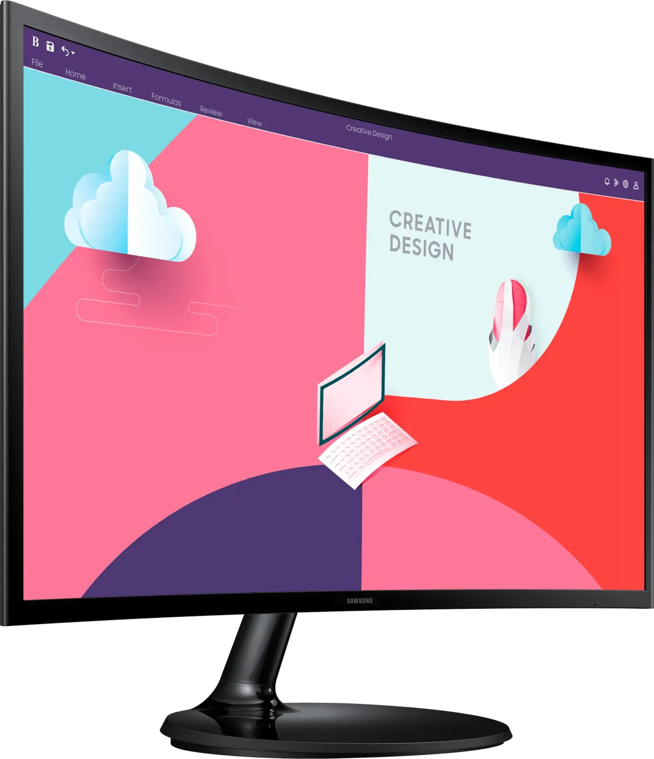 Samsung 24" Curved monitor LS24C360EAU