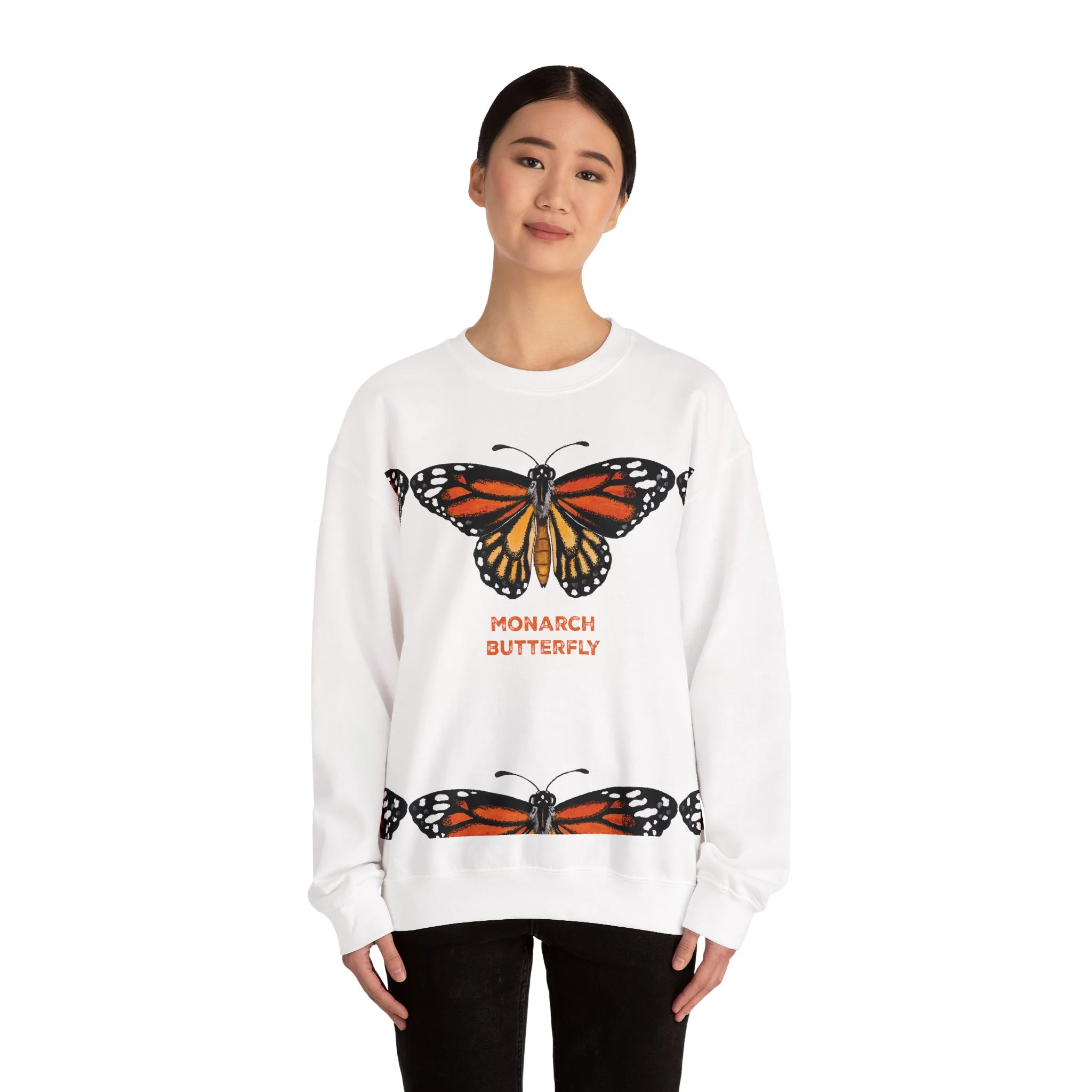 Monarch Butterfly Graphic Sweatshirt