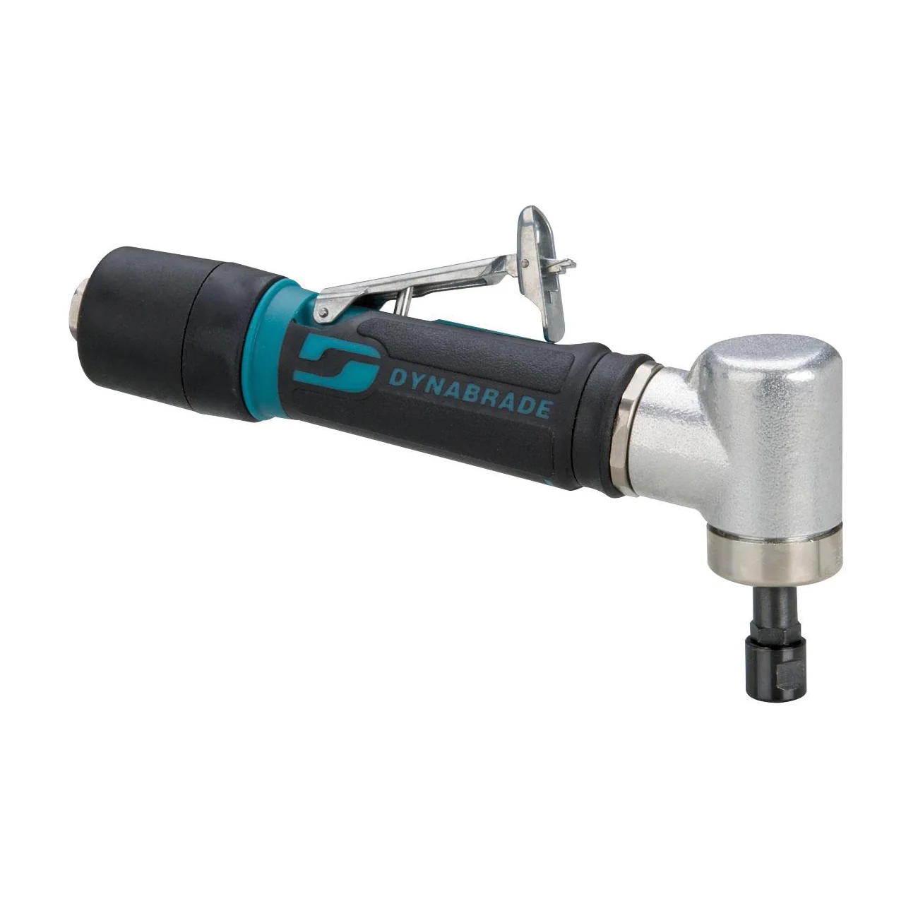 Dynabrade 48205  ~  .4 Hp 7 Degree Offset Die Grinder (Replaces 52205 & 52251) 25000 Rpm Gearless Extended Rear Exhaust 1/4 Inch & 6mm Collets