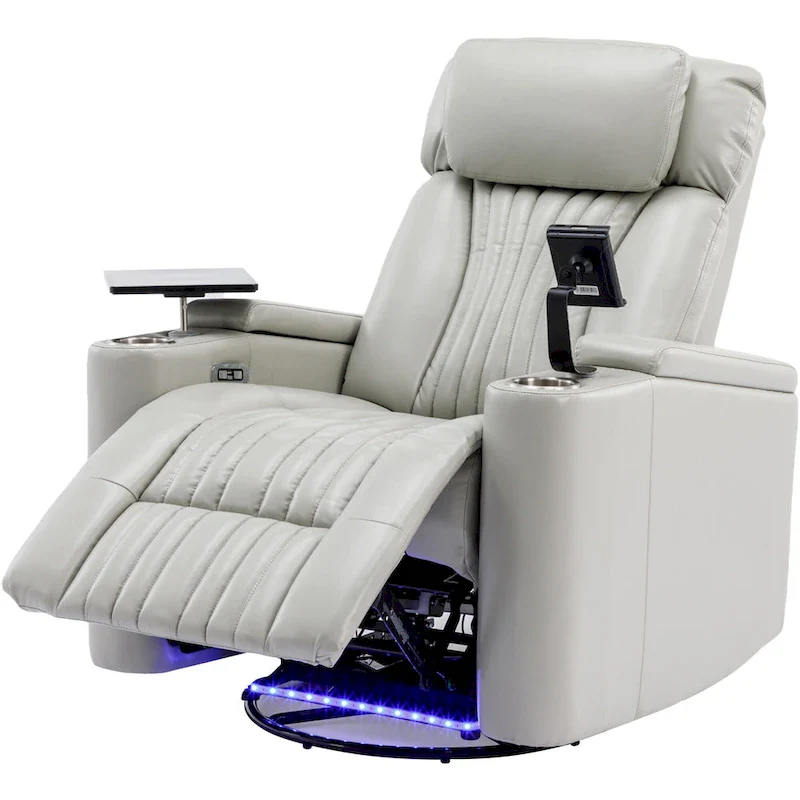 Multifunctional 270 Swivel Home Theater Power Recliner