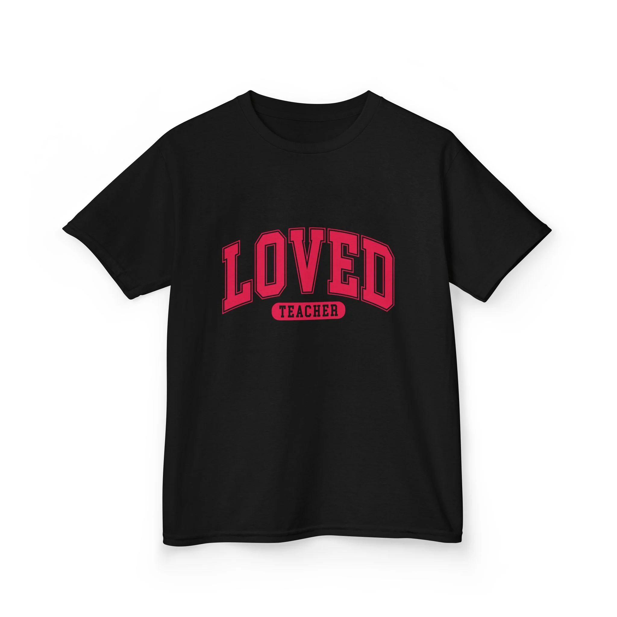 Loved Teacher Kids Tee | School Staff Shirt, Teacher Appreciation