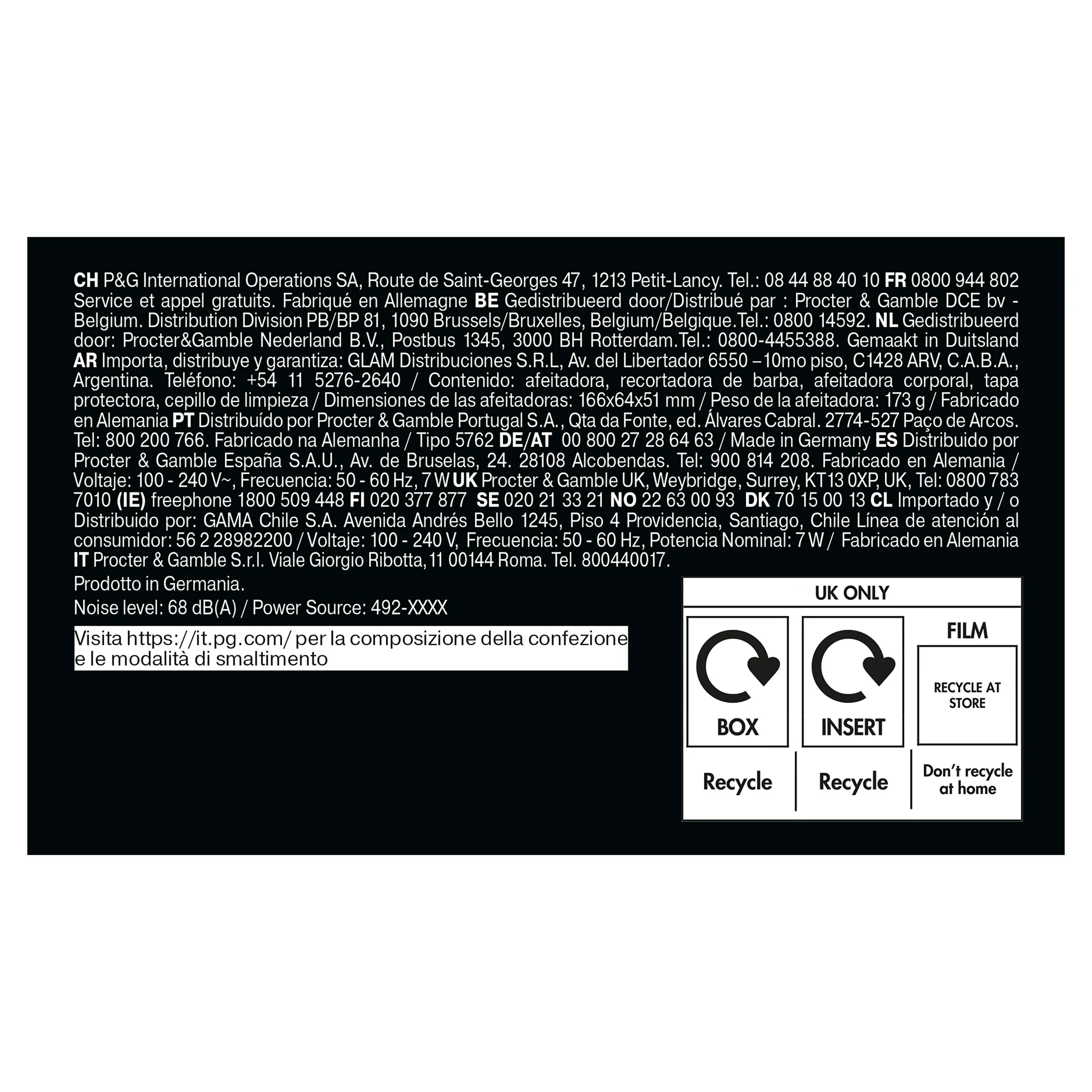 Braun Elektrisch scheerapparaat Series 5 52-A1650s