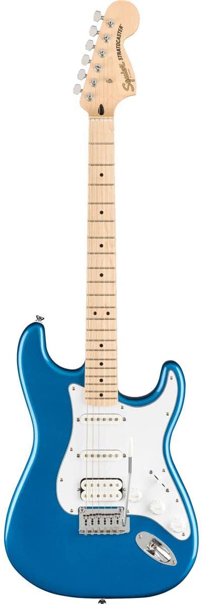 Chitară electrică Squier by Fender Affinity Series Stratocaster, HSS, tastieră din arțar, Lake Placid Blue