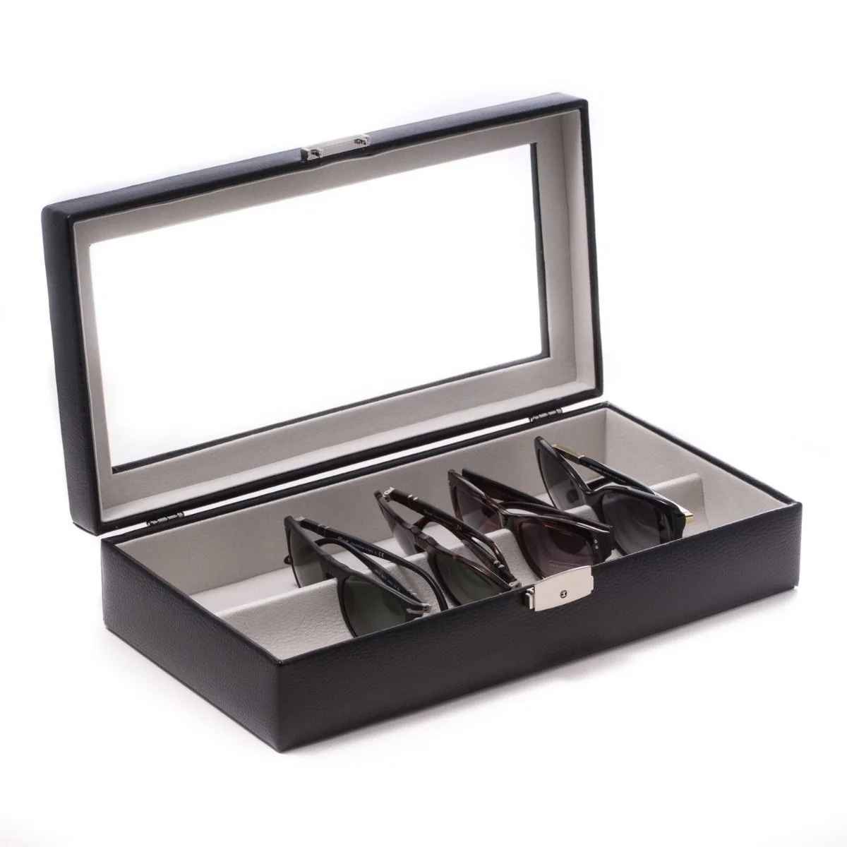 Black Velour Lined Eyeglass Case