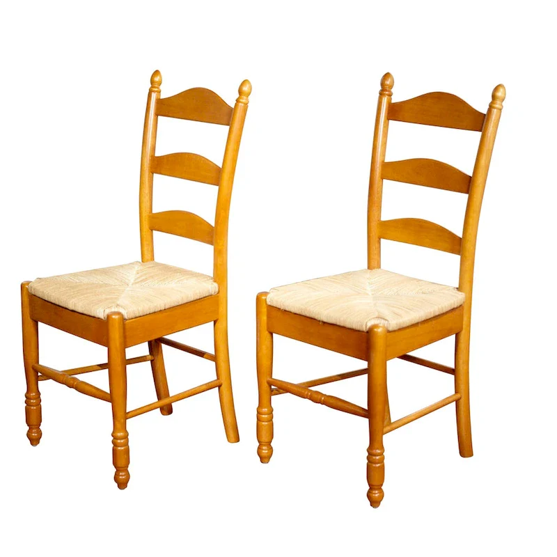Simple Living Jessie Ladder back dining chair (Set of 2)