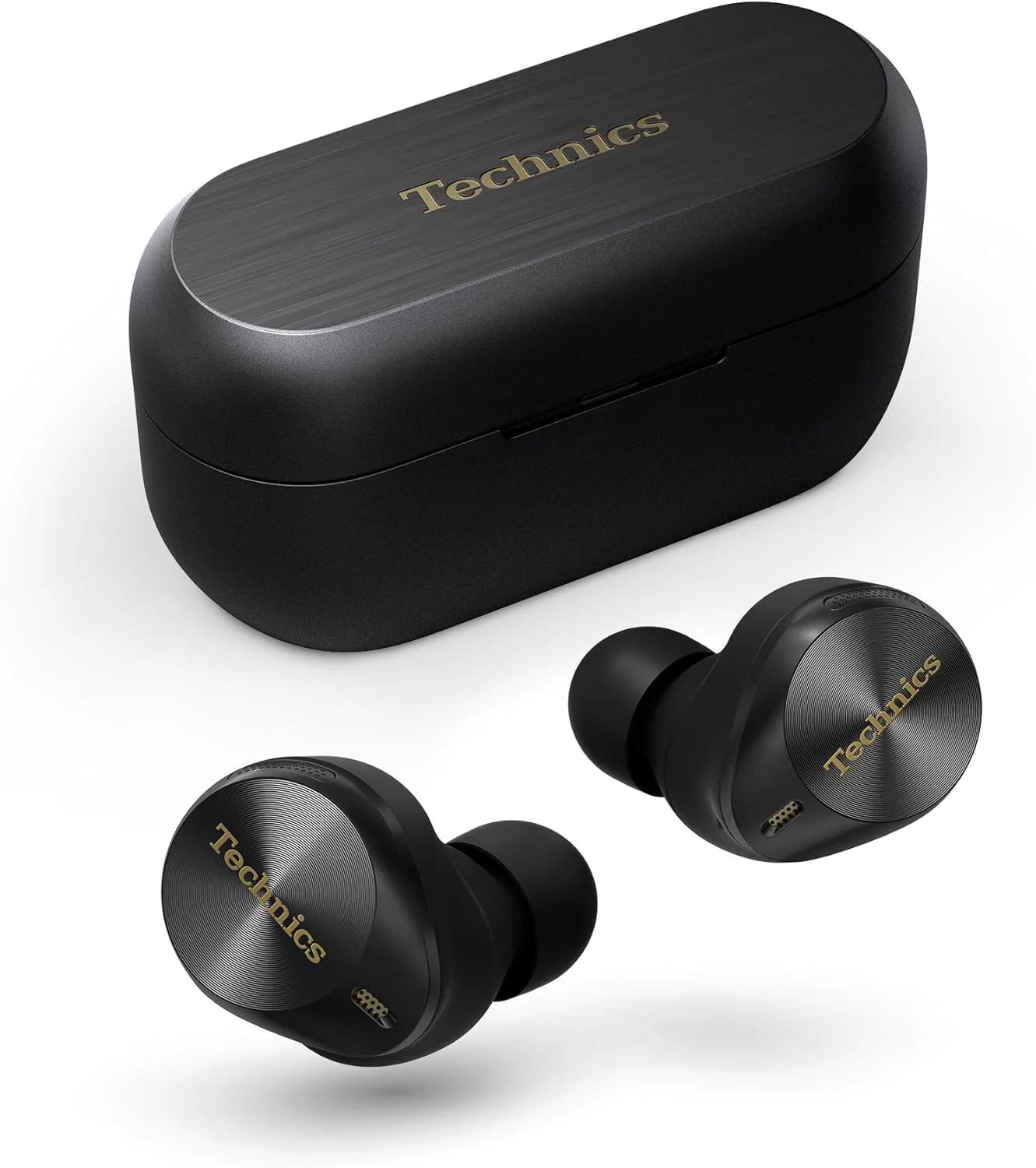 Technics EAH-AZ80E-A Noise Cancelling Wireless Earbuds, Bluetooth, In-Ear Headphones with Microphone, Customizable Fit, Up to 7 Hours Playtime, Midnight Blue