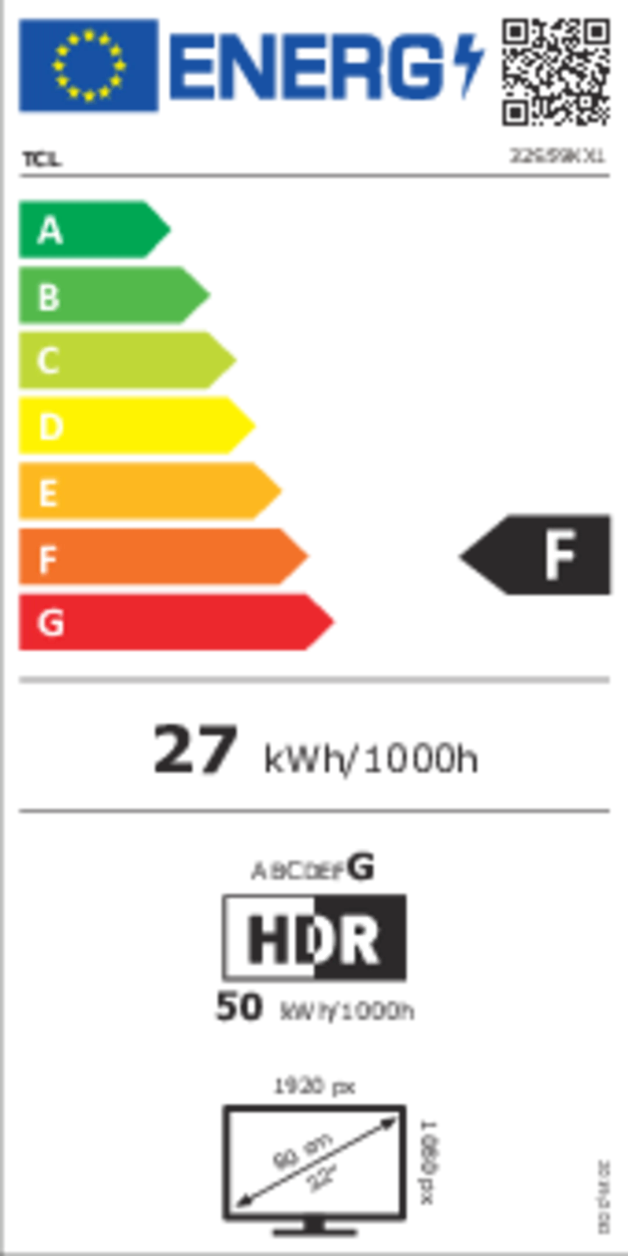 TCL QLED TV Full HD 32S59K (2025) - inch