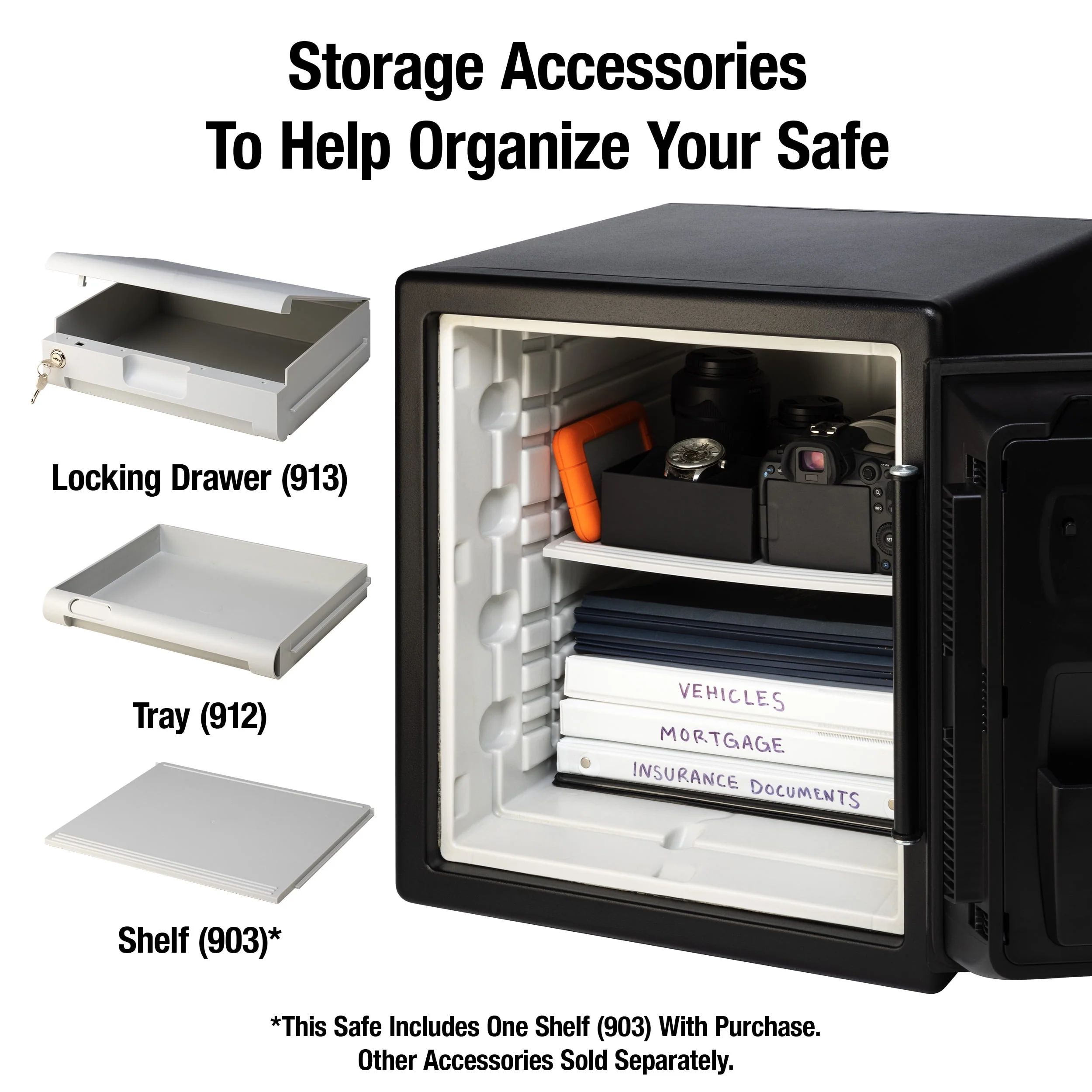 SentrySafe SFW123CS Fire-Resistant Safe and Waterproof Safe with Dial Combination Lock 1.23 Cu. ft.