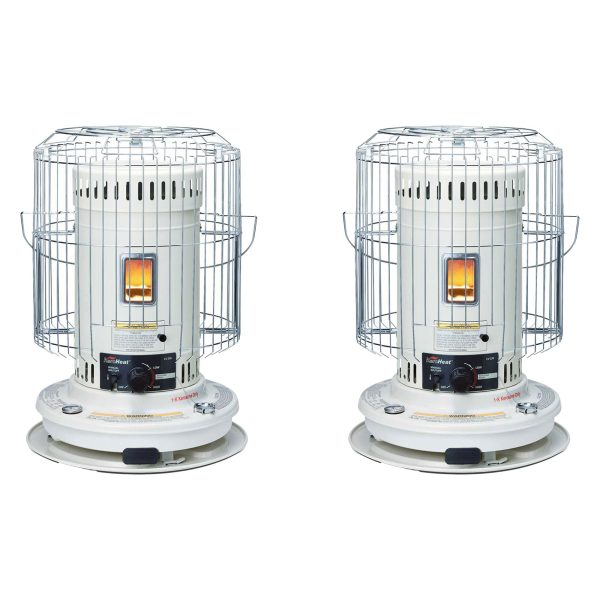 Încălzitor cu kerosen cu convecție pentru interior și exterior, 23.500 BTU, pachet de 2