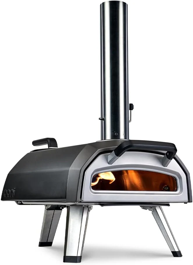 Ooni Karu 2 Multi-Fuel Outdoor Pizza Oven - Wood and Gas Outdoor Pizza Oven with Pizza Stone