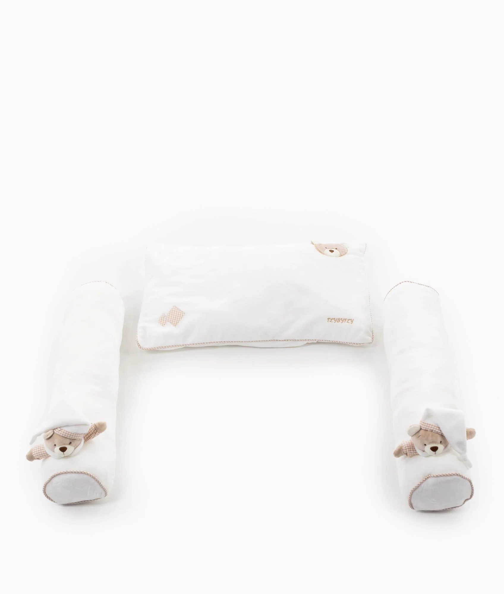 Pillow & Bolster Set | White & Beige