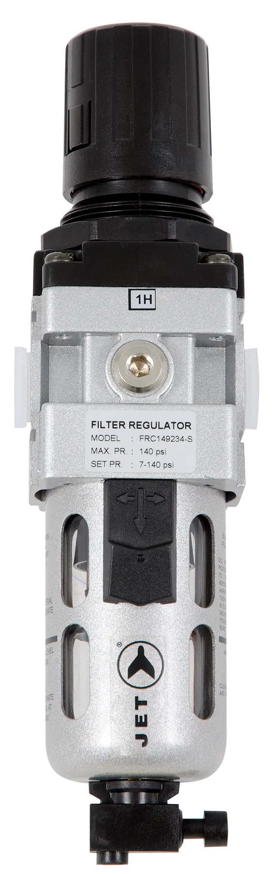 Jet AFRI38  ~  Air Filter Regulator Combination 3/8 Inch Npt Intermediate