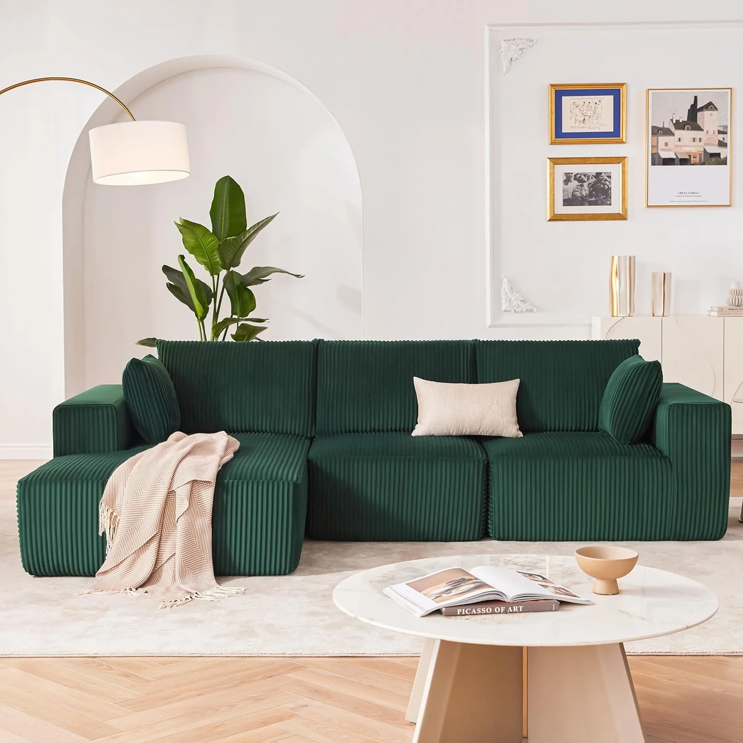 108 Modular Sectional Sofa Cloud Sectional Couch Modern Modular L-Shape Sofa Couch