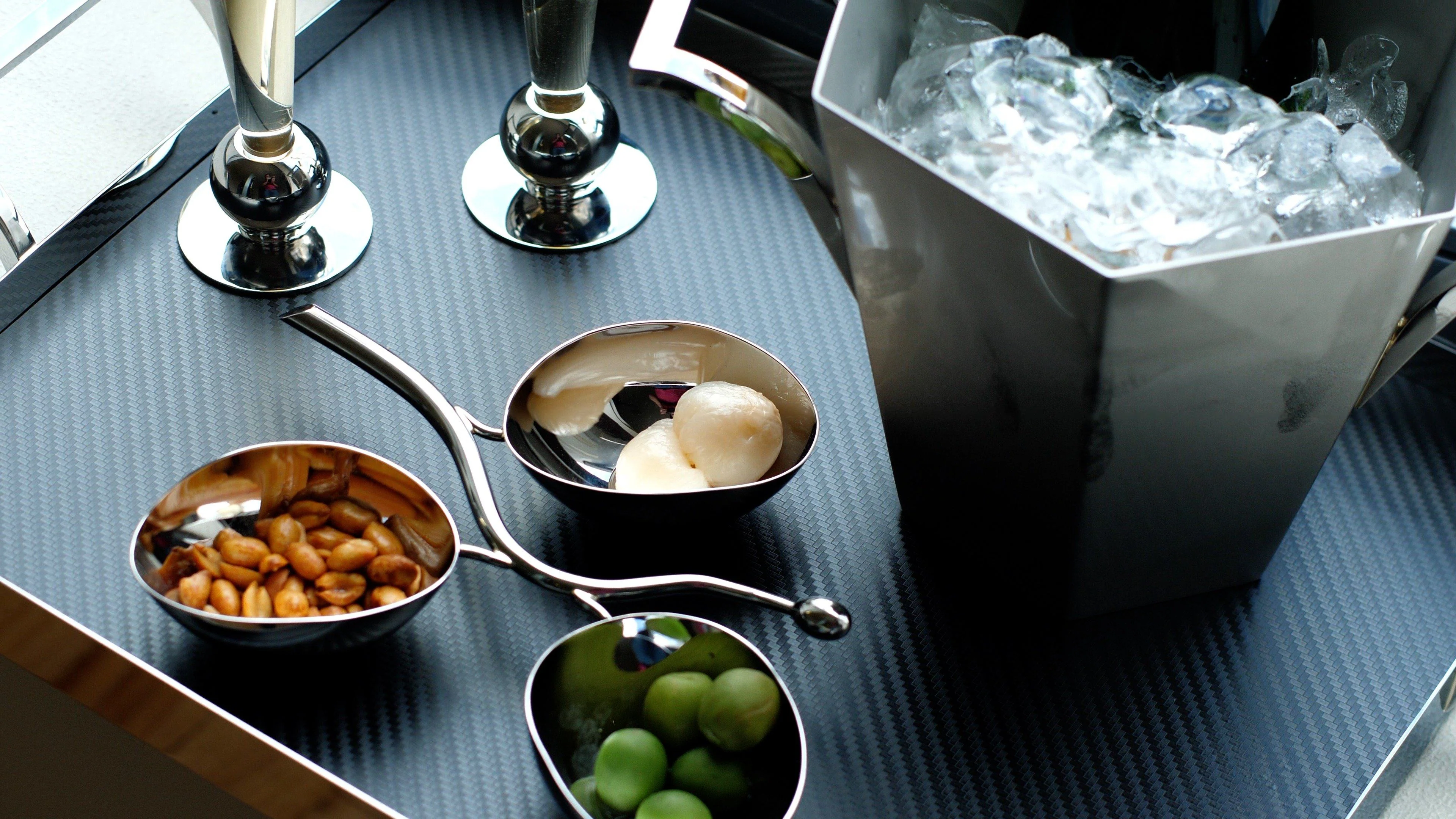 Folha Silver Plated Bowl Set, Medium