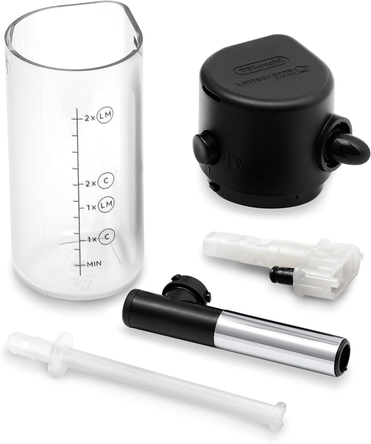 De'Longhi Magnifica Evo ECAM 292.81.B Volautomatische koffiemachine met LatteCrema melksysteem, 7 directe selectieknoppen voor cappuccino, espresso en andere koffiespecialiteiten, 2-kops functie, zwart