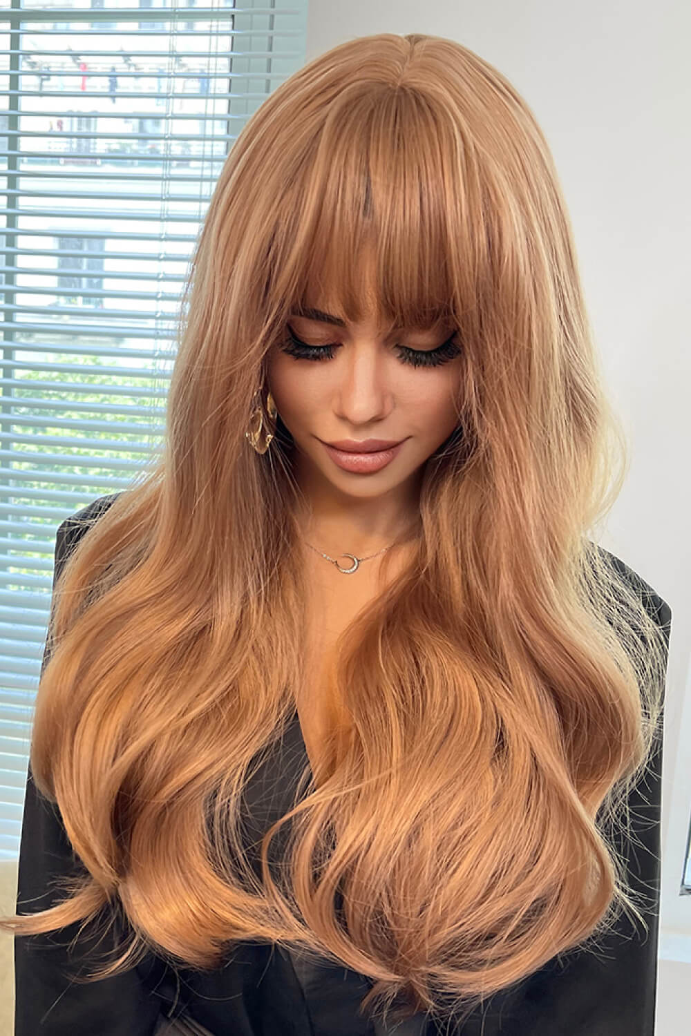 Natural Wave Full Machine Synthetic Wigs 26