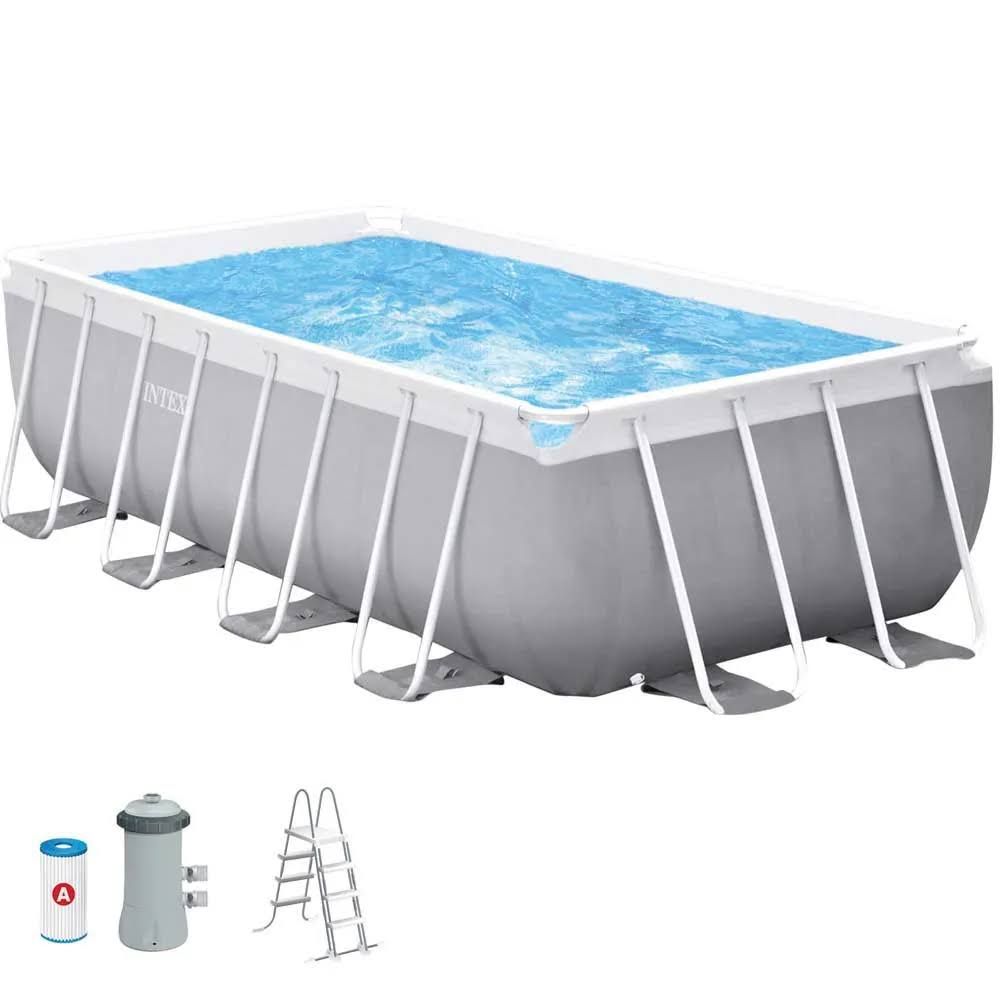 Intex – Piscina Prisma Frame 400x200x122cm fuori terra Rettangolare