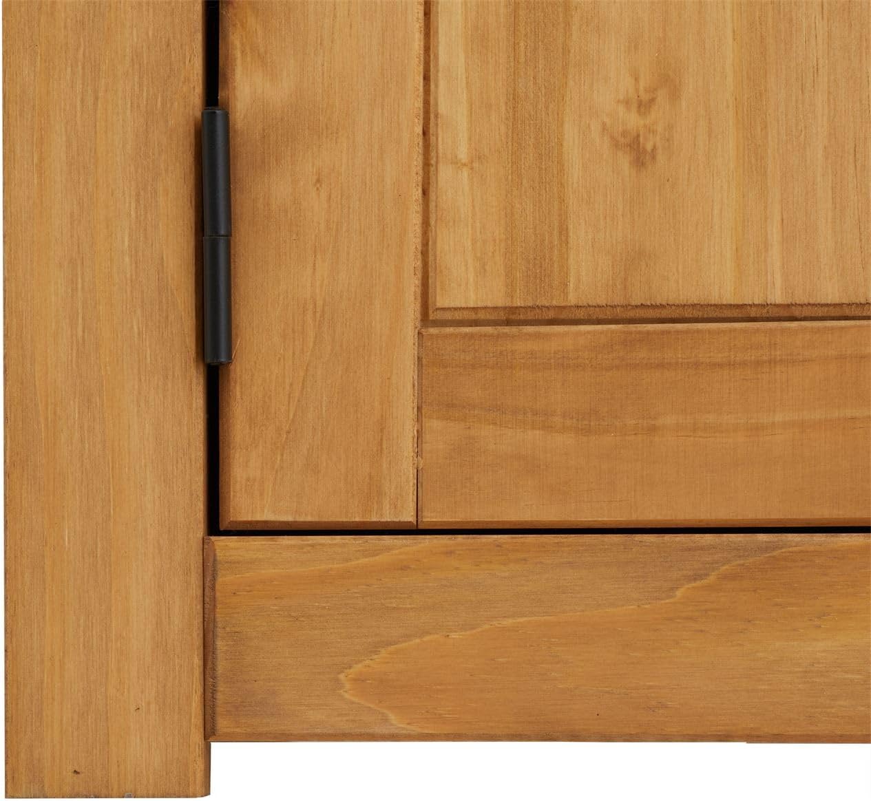 IDIMEX Kleiderschrank CANCUN - Massiver 3-türiger Schlafzimmerschrank, Kiefer, gebeizt/gewachst