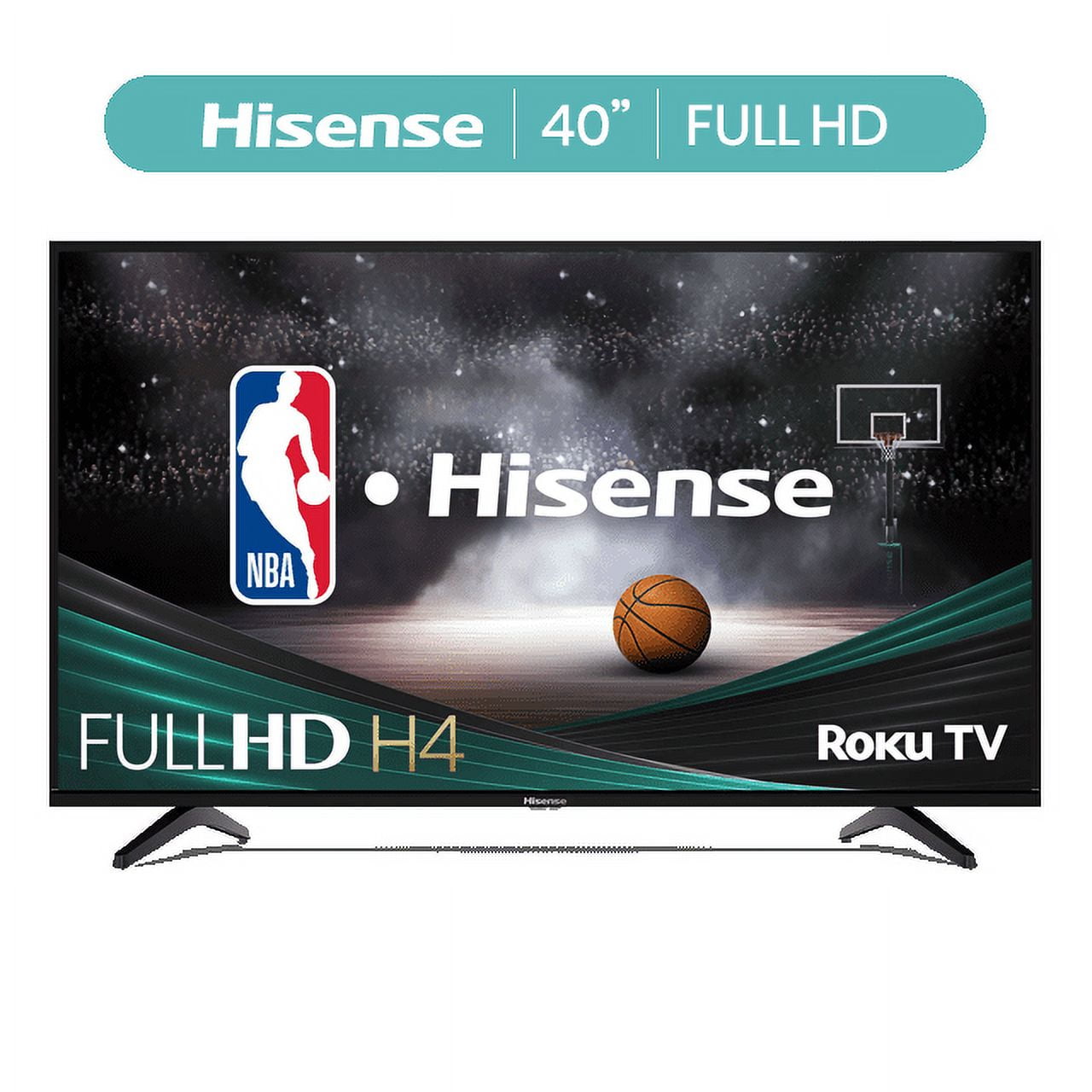 Hisense 40′′ FHD Roku Smart LED TV – 1080p, Motion Rate 120, Game Mode, DTS Sound