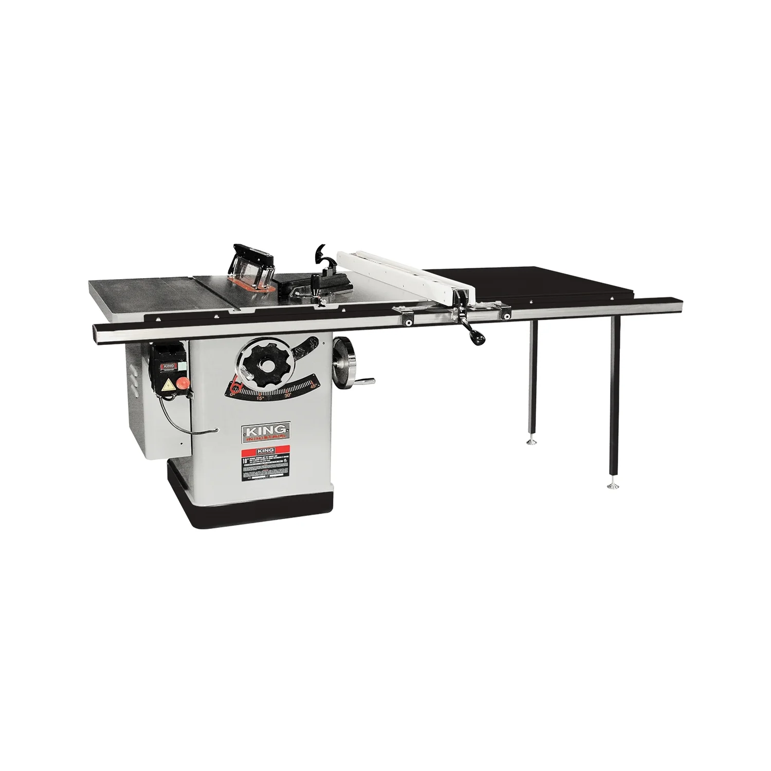 King Canada KC-26FXT/i50/5052  ~  Saw 10 Inch Table Riving Knife With 50 Inch Ind. Fence Lt