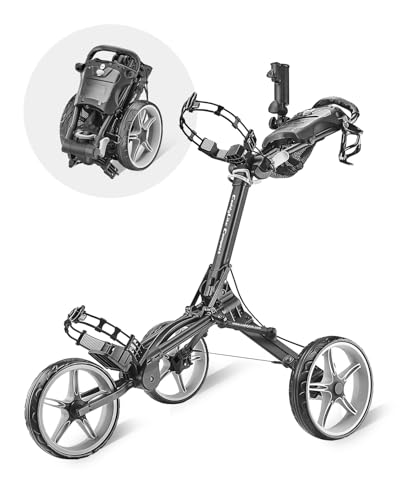 Caddytek Caddylite Compact, Dark Grey, Carrello da Golf Push Pull Unisex, Nero, Taglia Unica : Amazon.it: Sport e tempo libero