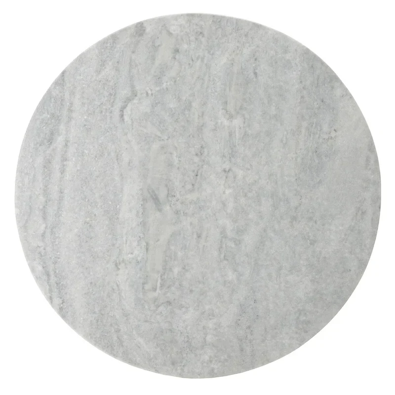 SAFAVIEH Couture Ghicu Tall Round Marble Accent Table - 22 In W x 21 In D x 24 In H - 21Wx21Dx24H