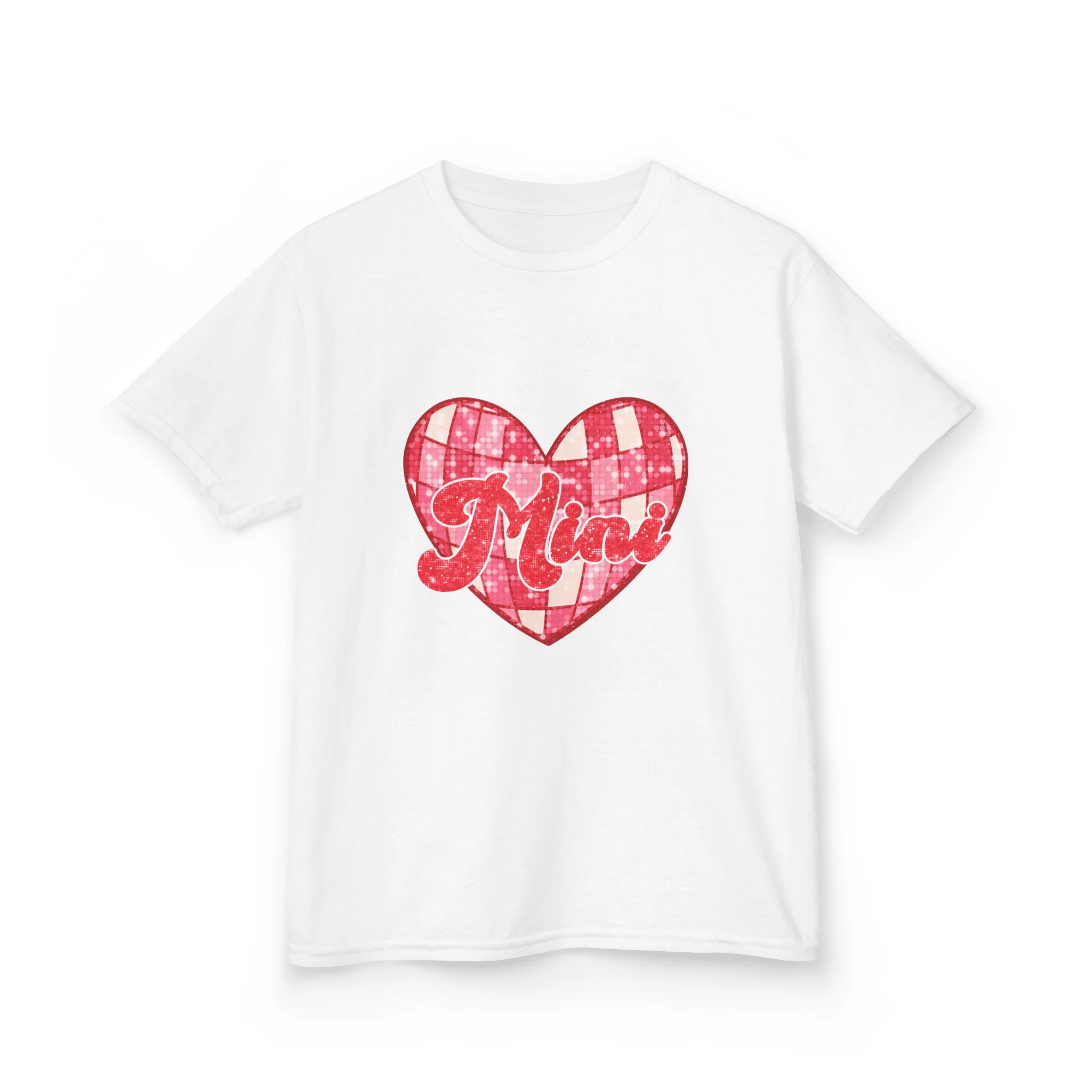Mom Heart plaid tee | Kids T-Shirt