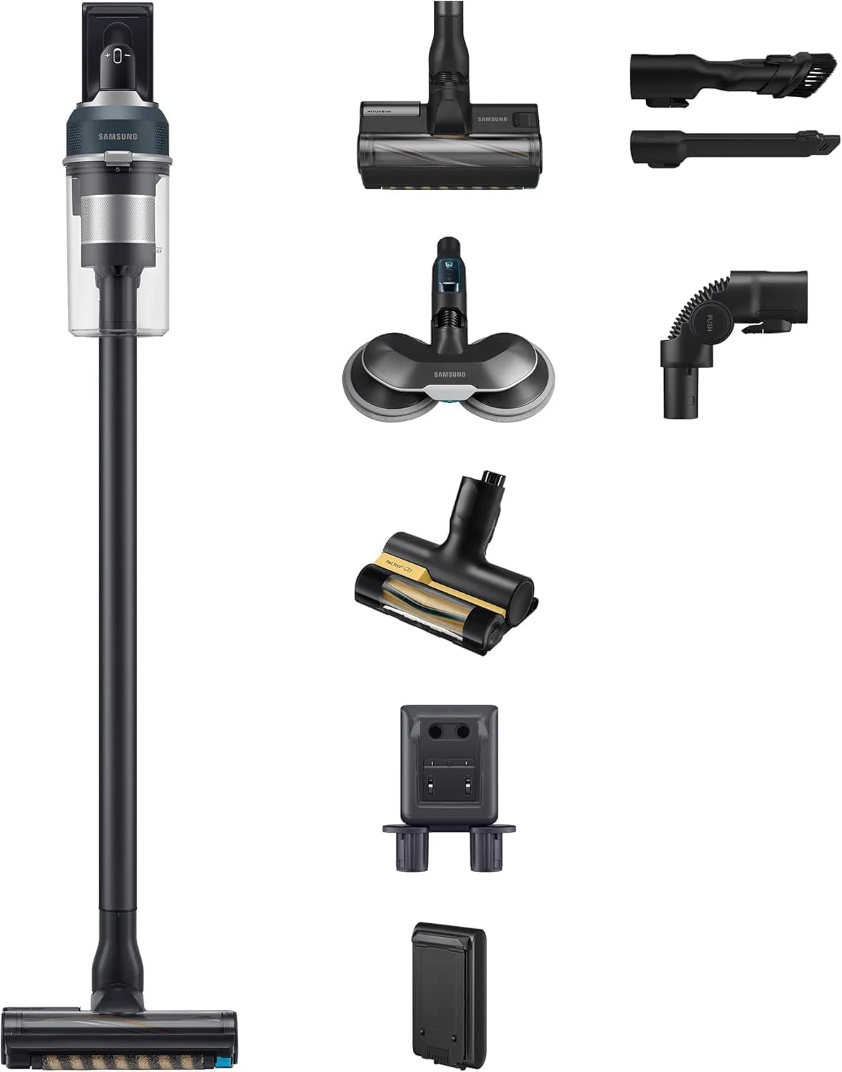 Samsung Jet 85 Wet&Clean Aspirapolvere a Batteria, 210 W